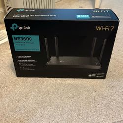 Tp-link Be3600 Wi-Fi 7 Dual Band Router
