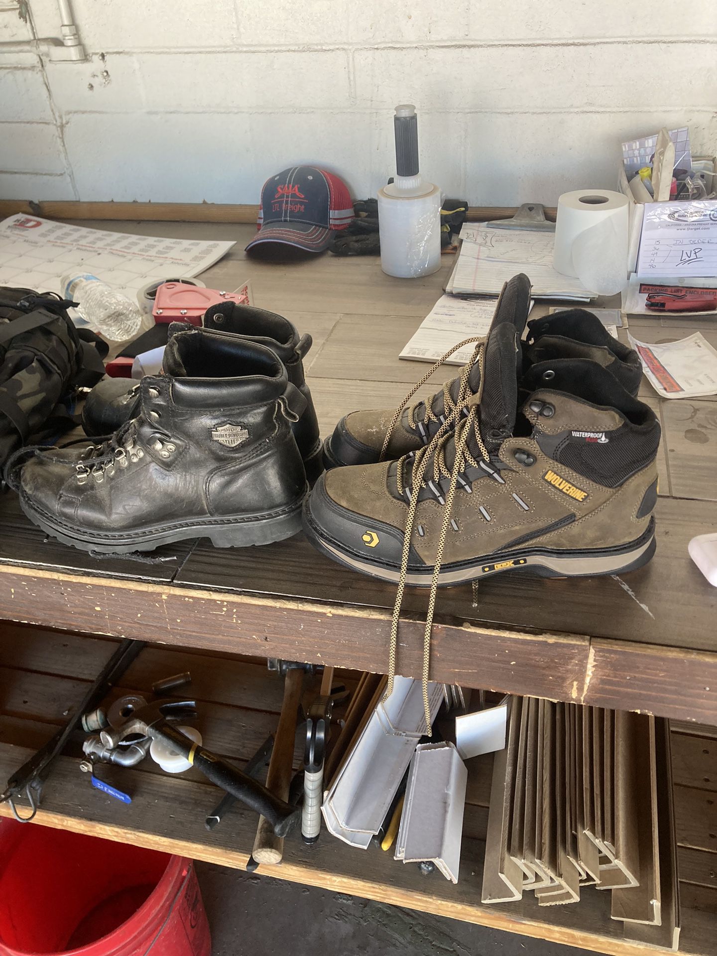Wolverine Steel Toe Work Boots 10.5