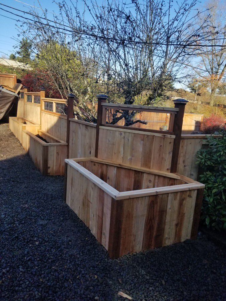 Fences, Decks, Planter Boxes, Chicken Coups Etc