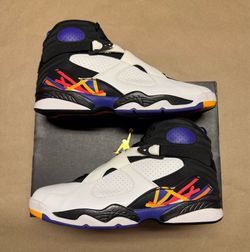 Nike Air Jordan 8 Three Peat Phoenix Men’s sz 13.5 Basketball shoes Rare NDS!