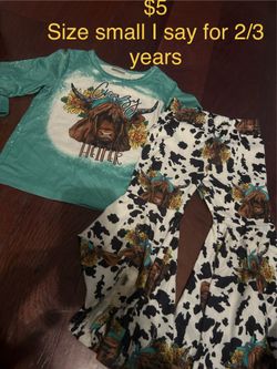 Baby girl western outfit