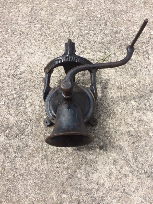 Antique cast iron coffee grinder