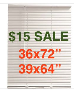 Alabaster Cordless 1” Vinyl Blind