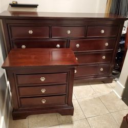 Dresser With Matching Night Stand