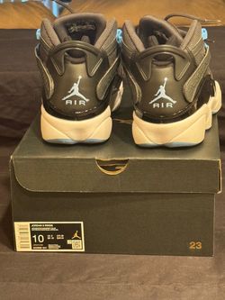 Jordan 6 Rings black baby blue and white size 10