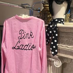 Grease Pink Ladies Rizzo Halloween Costume Dress up Party New Women’s New Size Large
