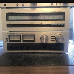 Vintage Kenwood tuner and amp