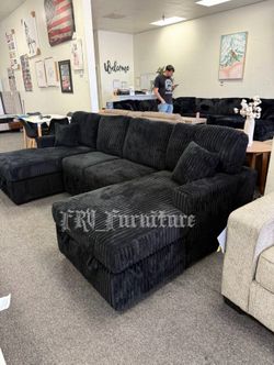New black sectional