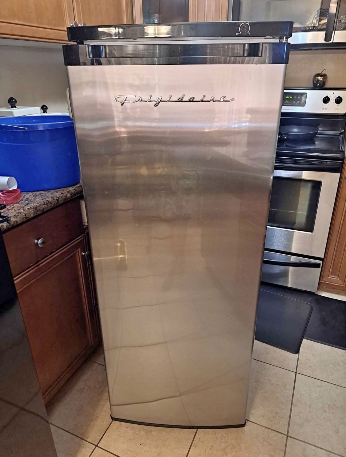 Tall Stainless Steel Upright Freezer Free Local Delivery