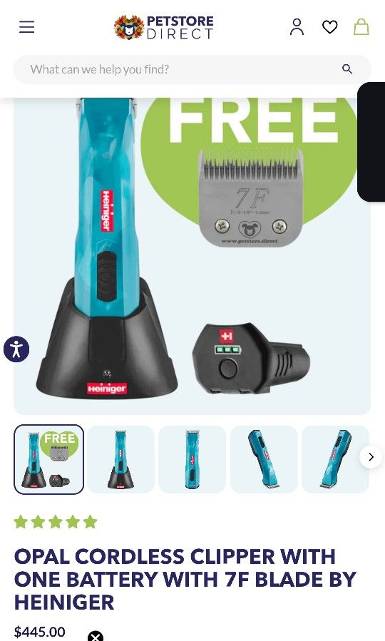 Heineger Opal Dog Grooming Clippers