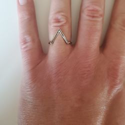 Vegan Ring Or V ring. 