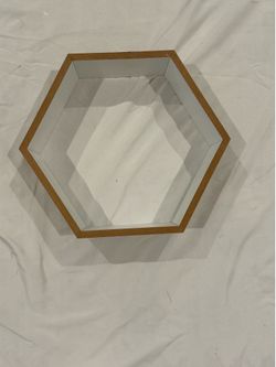 Small Hexagon Wall Shel