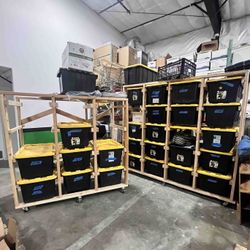 Storage Bin Racks