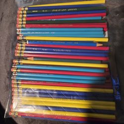 Lot Of 50 Color Erase Colored Pencils 