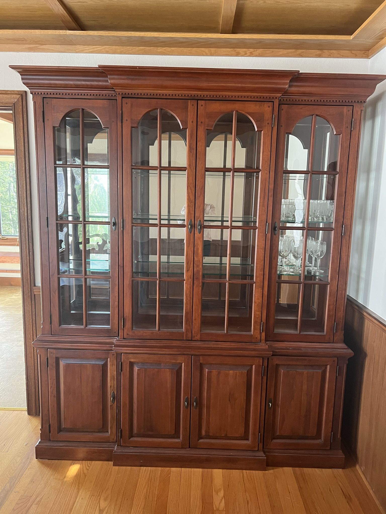 Bob Timberlake Lexington Furniture Cherrywood China Cabinet