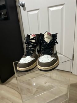 Nike size 7 Travis Scott air Jordan 1s High Mocha