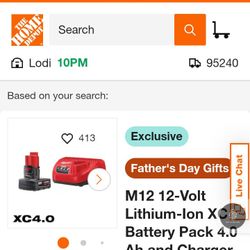 New Milwaukee Battery And Charger 