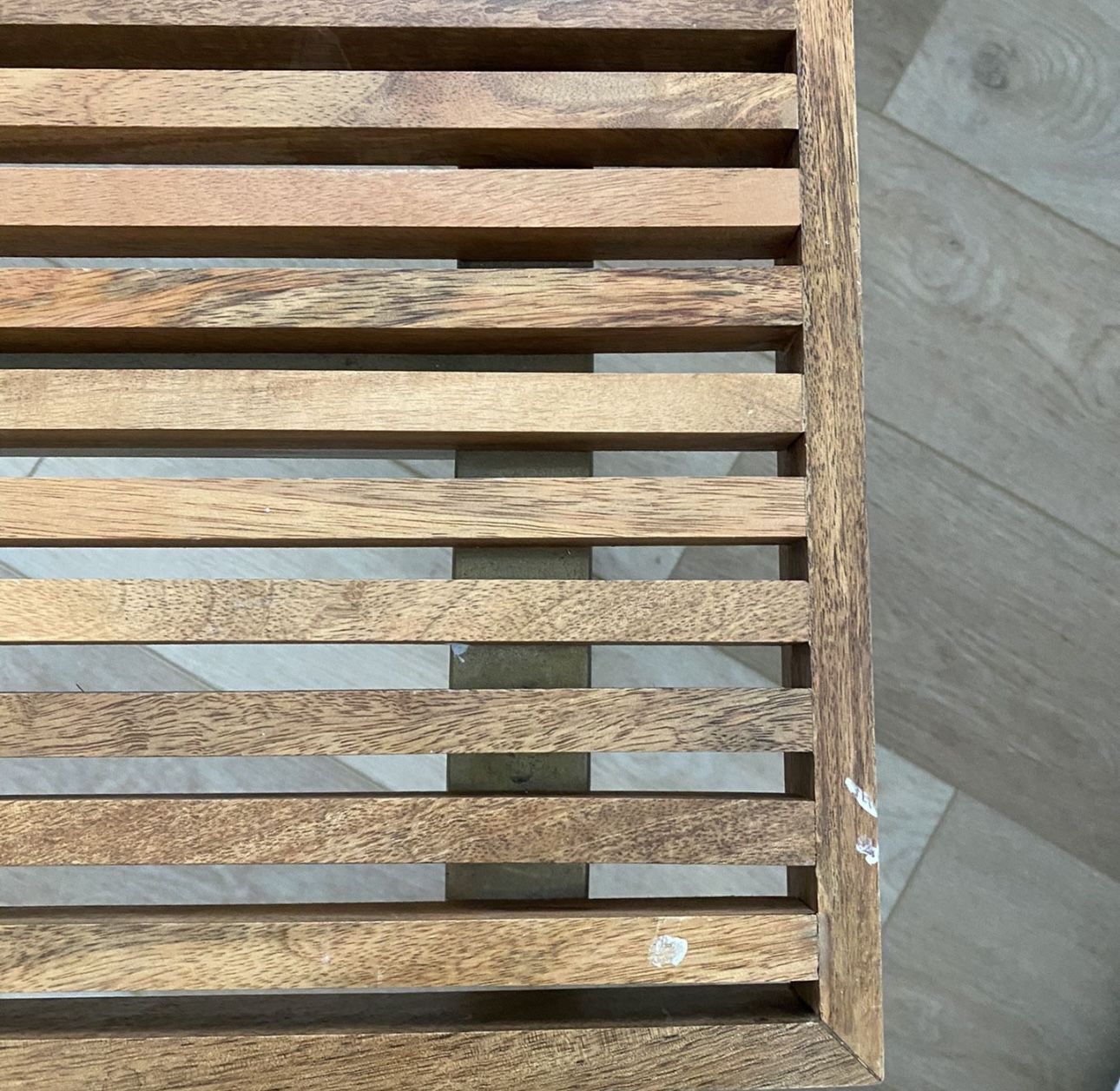 Cute Decorative Bench With Gold Legs