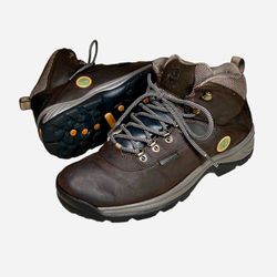 Timberland White Ledge Waterproof Mid Hiker MD Brown Boots Sz 10.5