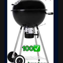 Captiva Designs 18-inch Kettle Charcoal BBQ Grill 