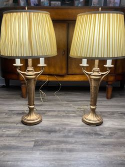 3-Way Table Lamps in Good Condition $50 Firm on Price