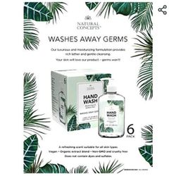 NATURAL CONCEPTS

hand wash soap pump bottles