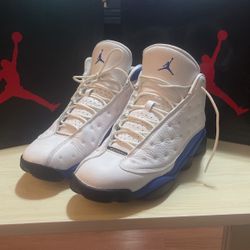 Jordan Retro 13 White Royal- Black 