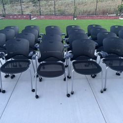 Herman Miller Caper conference chair /guest chair with Wheels 