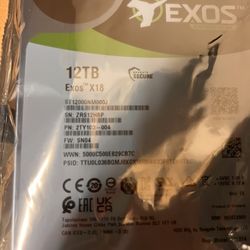 12 TB Hard Drive New Seagate
