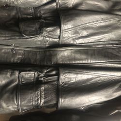 Andrew Marc 3/4 length leather jacket