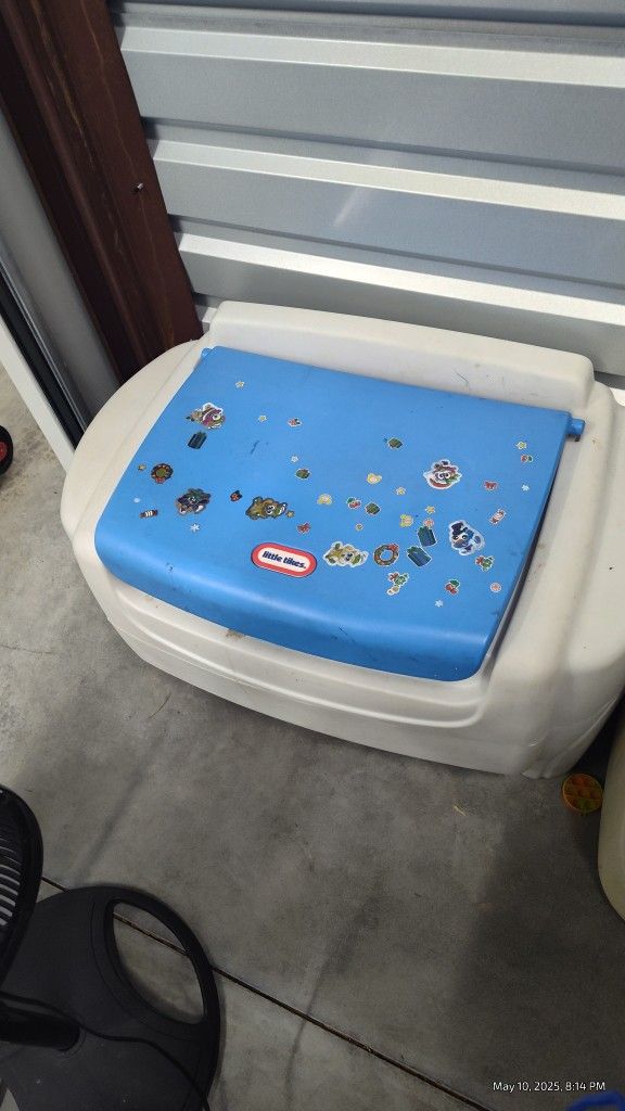 Little Tikes Toy Box And A Extra Paw Patrol Fabric Toy Box Included