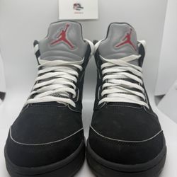 Size 10.5 - Air Jordan 5 Retro OG Black Metallic Reimagined