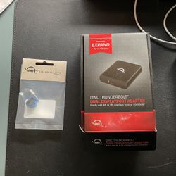 OWC Thunderbolt Dual DisplayPort Adapter + OWC ClingOn USB-C Stabilizer (New)