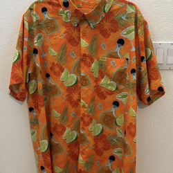 Dixxon Anejo Short Sleeve Button Up Shirt-Size XL