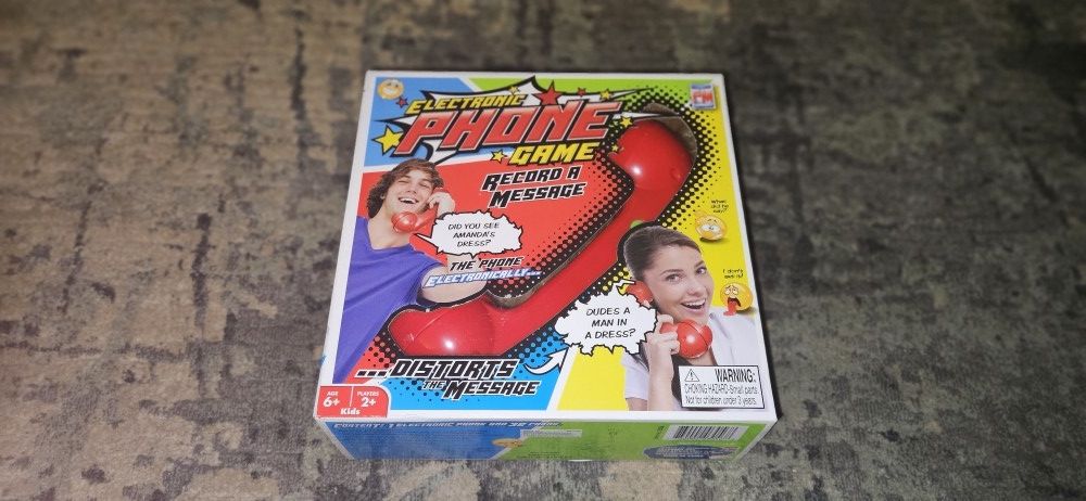 Electronic Phone Game ~ The Phone Distorts The Message. Brand New & Unopened!!