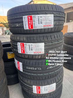 225/45R18 Kumho Ecsta New Set of Tires Installed and Balanced Set de Llantas Nuevas Instaladas y Balanceadas