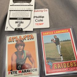 Basketball  And Baseball Cards
