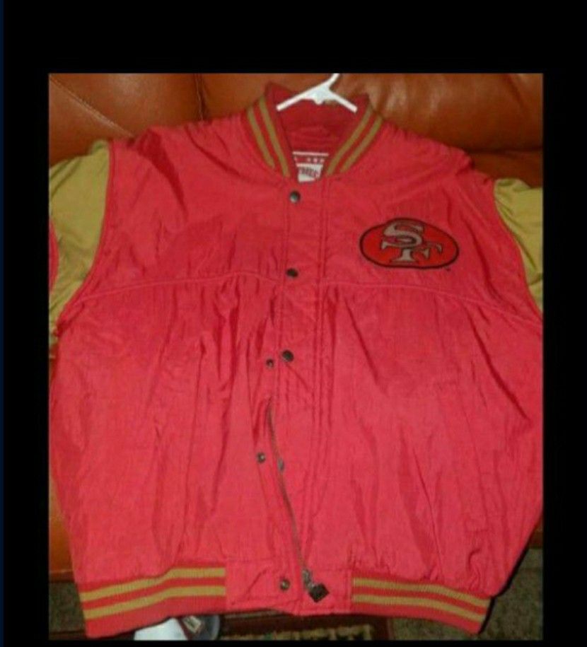 Vintage 49ers Puffy Coat Retro Proline starter jacket