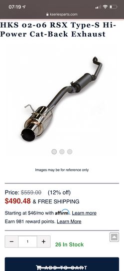 RSX HKS Hi Power Exhaust