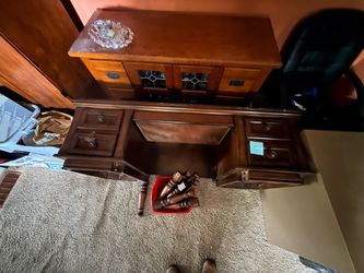 Wood desk