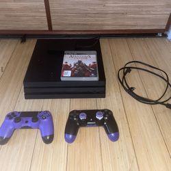 PS4 Pro 1tb + External Hard Drive