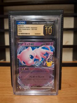 Mew ex CGC Pristine 10 Japanese Pokémon Card