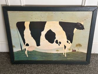 Warren Kimble Cow Painting