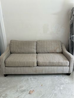 Gray Tweed Couch