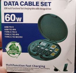 Multifunction Fast Charging Data Cable Set