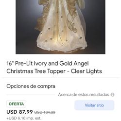 Ángel Christmas Trees Topper Vintage 