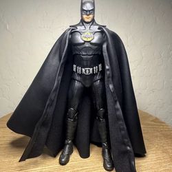 (Read Disc.) Custom 7in. Batman Michael Keaton Mcfarlane Toys