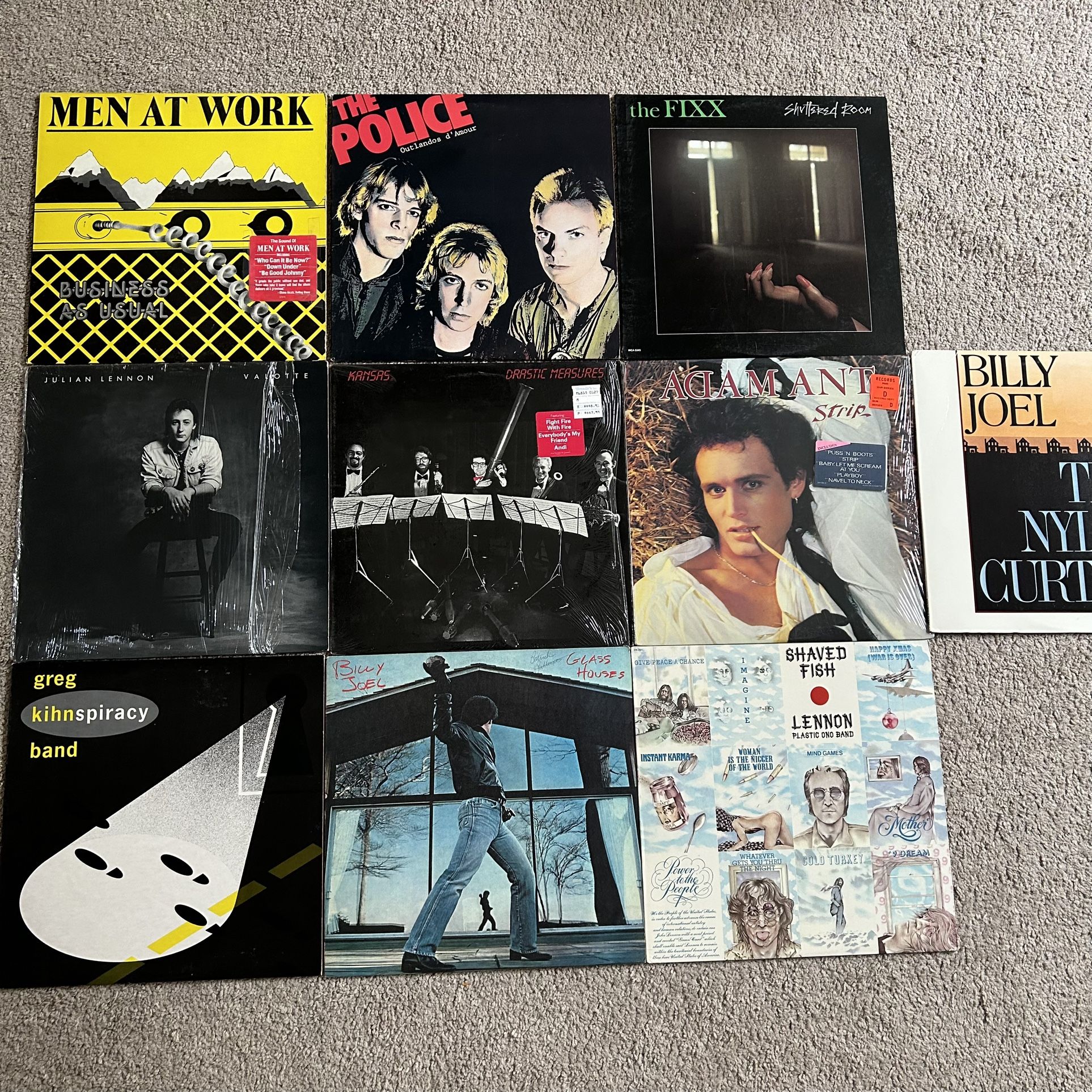 Lot Of 10 Vintage Vinyl Record Albums