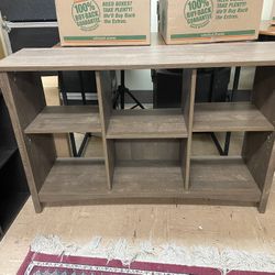 Walnut Cube Storage For Bins And Vinyl