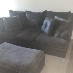 Sofa And Ottoman And Recliner 